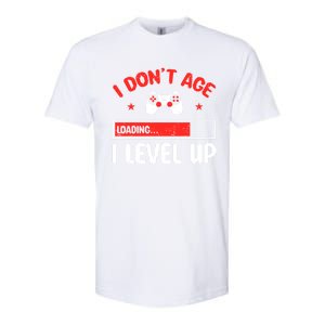 Video Gaming Quote Gamers DonT Age They Level Up Cool Gift Softstyle CVC T-Shirt