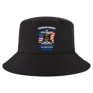 Veteran Grandpa Rights For My Grandchildren Cool Comfort Performance Bucket Hat