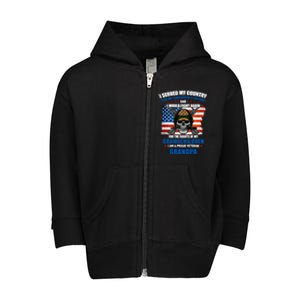 Veteran Grandpa Rights For My Grandchildren Toddler Zip Fleece Hoodie