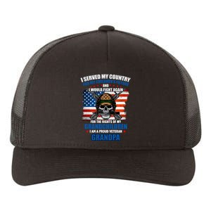 Veteran Grandpa Rights For My Grandchildren Yupoong Adult 5-Panel Trucker Hat