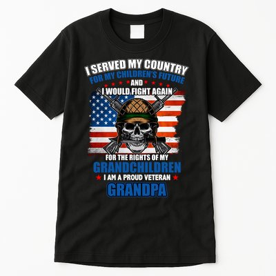 Veteran Grandpa Rights For My Grandchildren Tall T-Shirt
