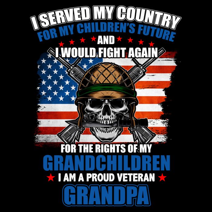 Veteran Grandpa Rights For My Grandchildren Womens Tank Top