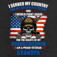 Veteran Grandpa Rights For My Grandchildren Trucker Hat