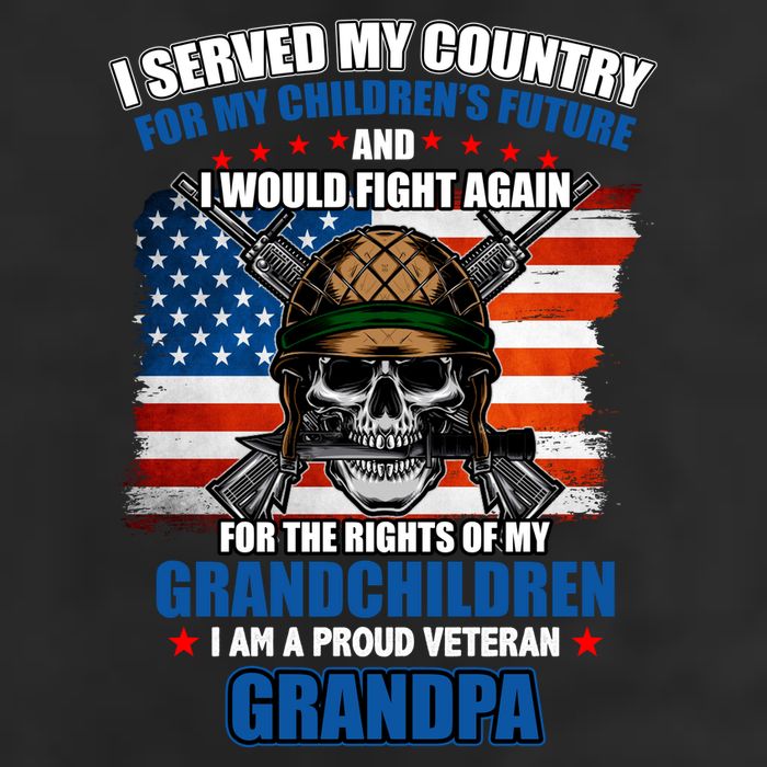 Veteran Grandpa Rights For My Grandchildren Trucker Hat