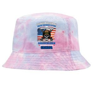 Veteran Grandpa Rights For My Grandchildren Tie-Dyed Bucket Hat