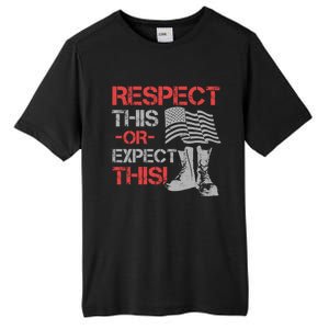 Veteran Gift Respect Patriotic Gift Gift Tall Fusion ChromaSoft Performance T-Shirt