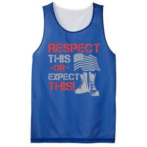 Veteran Gift Respect Patriotic Gift Gift Mesh Reversible Basketball Jersey Tank