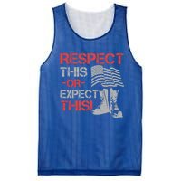 Veteran Gift Respect Patriotic Gift Gift Mesh Reversible Basketball Jersey Tank