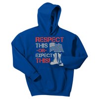 Veteran Gift Respect Patriotic Gift Gift Kids Hoodie