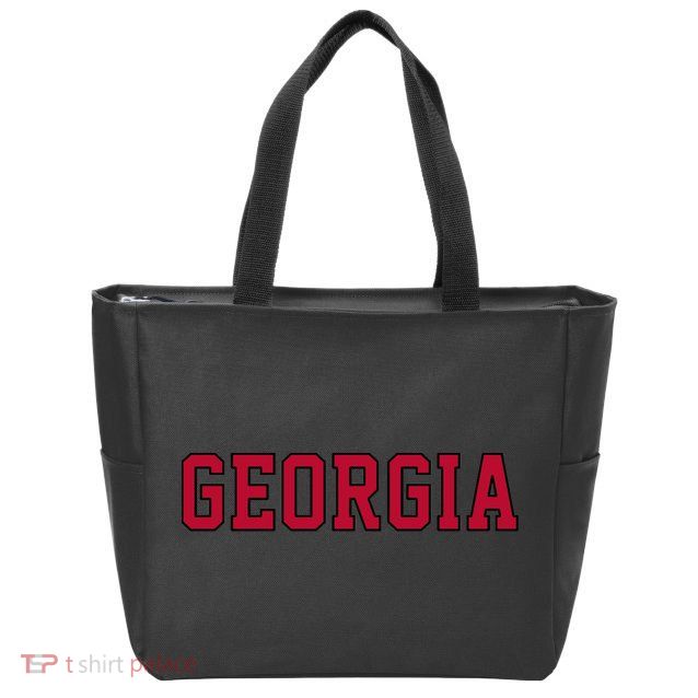 Vintage Georgia Retro Ga Zip Tote Bag