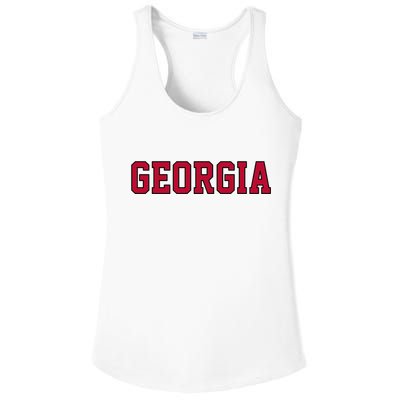 Vintage Georgia Retro Ga Ladies PosiCharge Competitor Racerback Tank