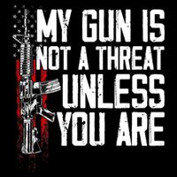 Vintage Gun Rights My Gun Is Not A Threat Visor