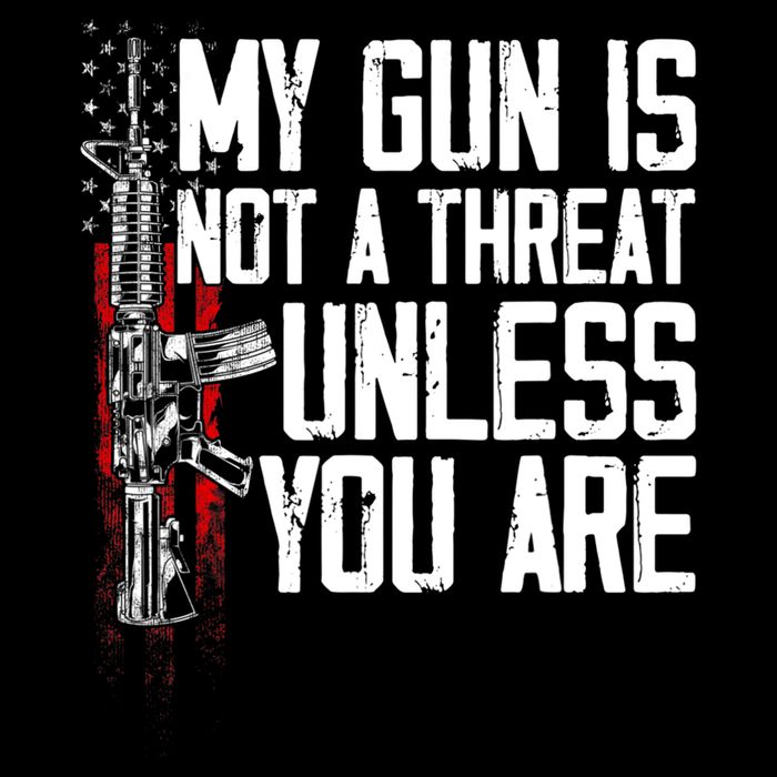 Vintage Gun Rights My Gun Is Not A Threat Visor