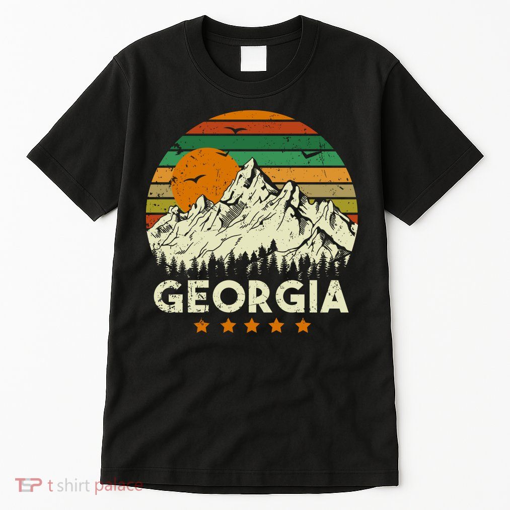 Vintage Georgia Retro Style Ga Usa Tall T-Shirt
