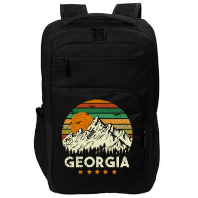 Vintage Georgia Retro Style Ga Usa Impact Tech Backpack