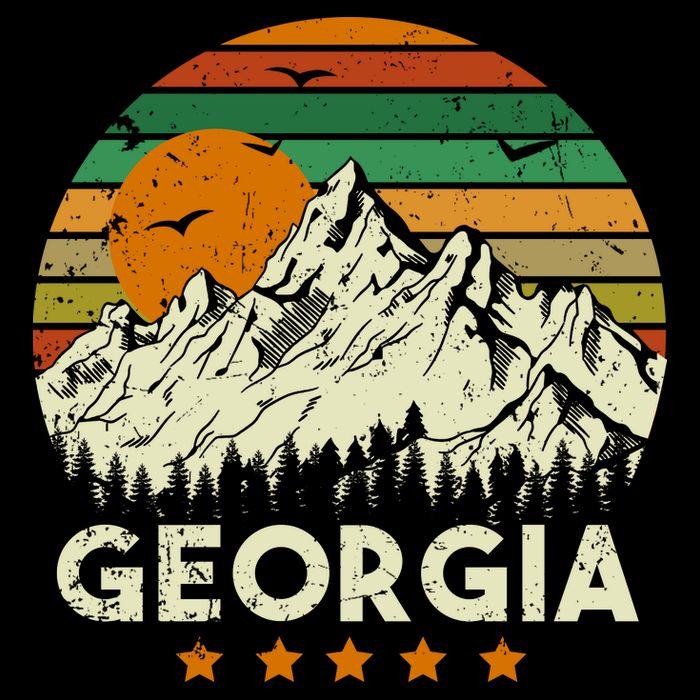 Vintage Georgia Retro Style Ga Usa Backpack
