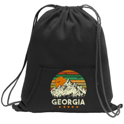 Vintage Georgia Retro Style Ga Usa Sweatshirt Cinch Pack Bag