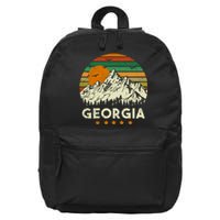 Vintage Georgia Retro Style Ga Usa 16 in Basic Backpack