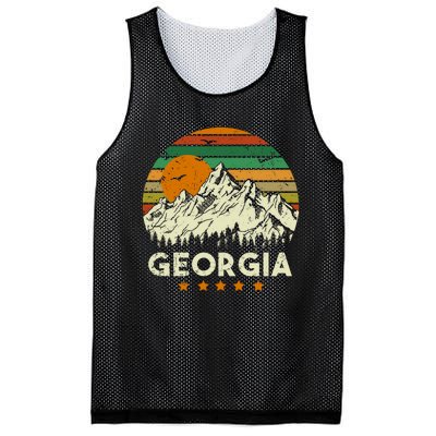 Vintage Georgia Retro Style Ga Usa Mesh Reversible Basketball Jersey Tank