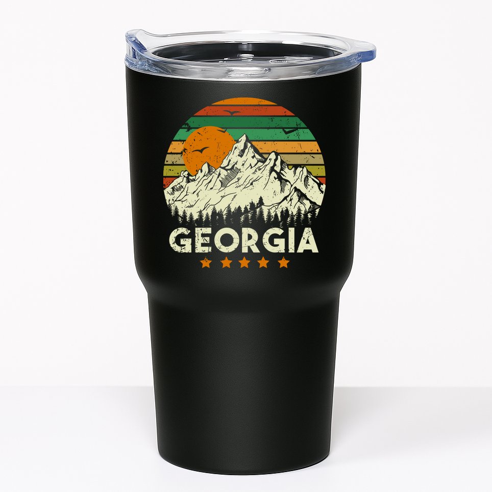 Vintage Georgia Retro Style Ga Usa Tumbler