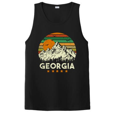 Vintage Georgia Retro Style Ga Usa PosiCharge Competitor Tank