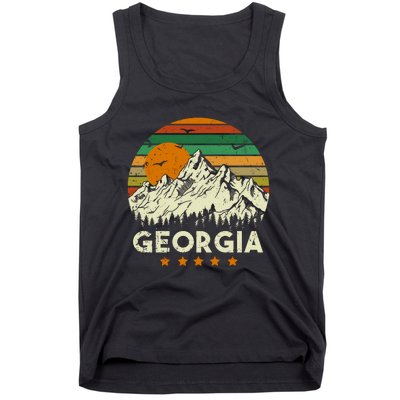 Vintage Georgia Retro Style Ga Usa Tank Top