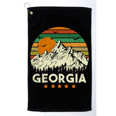 Vintage Georgia Retro Style Ga Usa Golf Towel