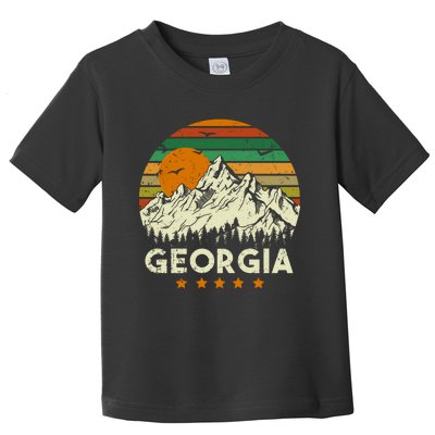 Vintage Georgia Retro Style Ga Usa Toddler T-Shirt