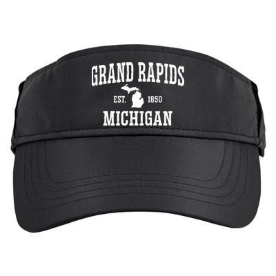 Vintage Grand Rapids Michigan Adult Drive Performance Visor