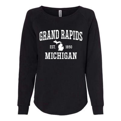 Vintage Grand Rapids Michigan Womens California Wash Sweatshirt