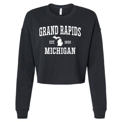 Vintage Grand Rapids Michigan Cropped Pullover Crew