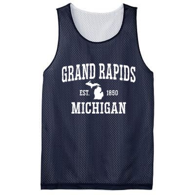 Vintage Grand Rapids Michigan Mesh Reversible Basketball Jersey Tank