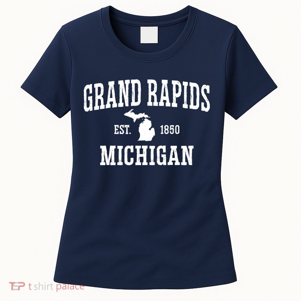 Vintage Grand Rapids Michigan Womens T-Shirt