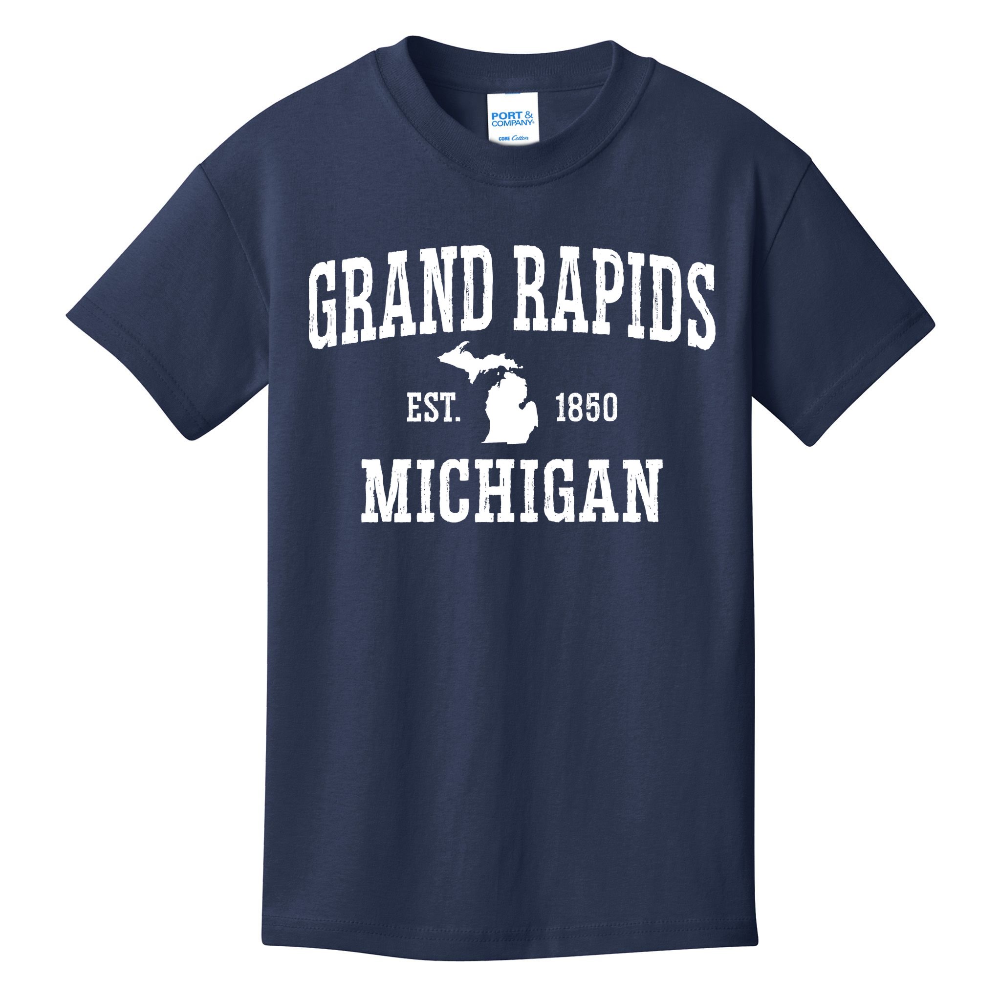 Vintage Grand Rapids Michigan Kids T-Shirt