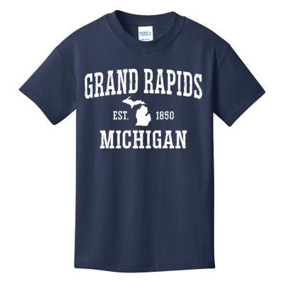 Vintage Grand Rapids Michigan Kids T-Shirt