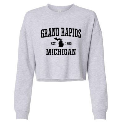 Vintage Grand Rapids Michigan Cropped Pullover Crew