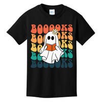 Vintage Ghost Reading Halloween Teacher Gift Kids T-Shirt