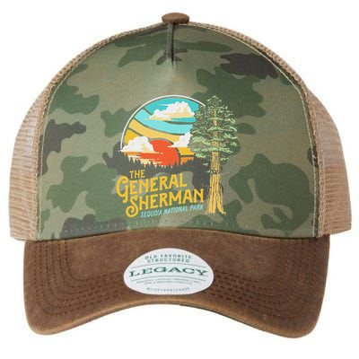 Vintage General Sherman Sequoia National Park Retro Graphic Legacy Tie Dye Trucker Hat
