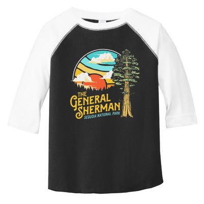 Vintage General Sherman Sequoia National Park Retro Graphic Toddler Fine Jersey T-Shirt
