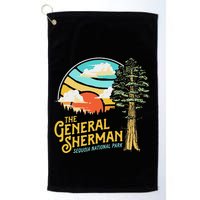 Vintage General Sherman Sequoia National Park Retro Graphic Golf Towel