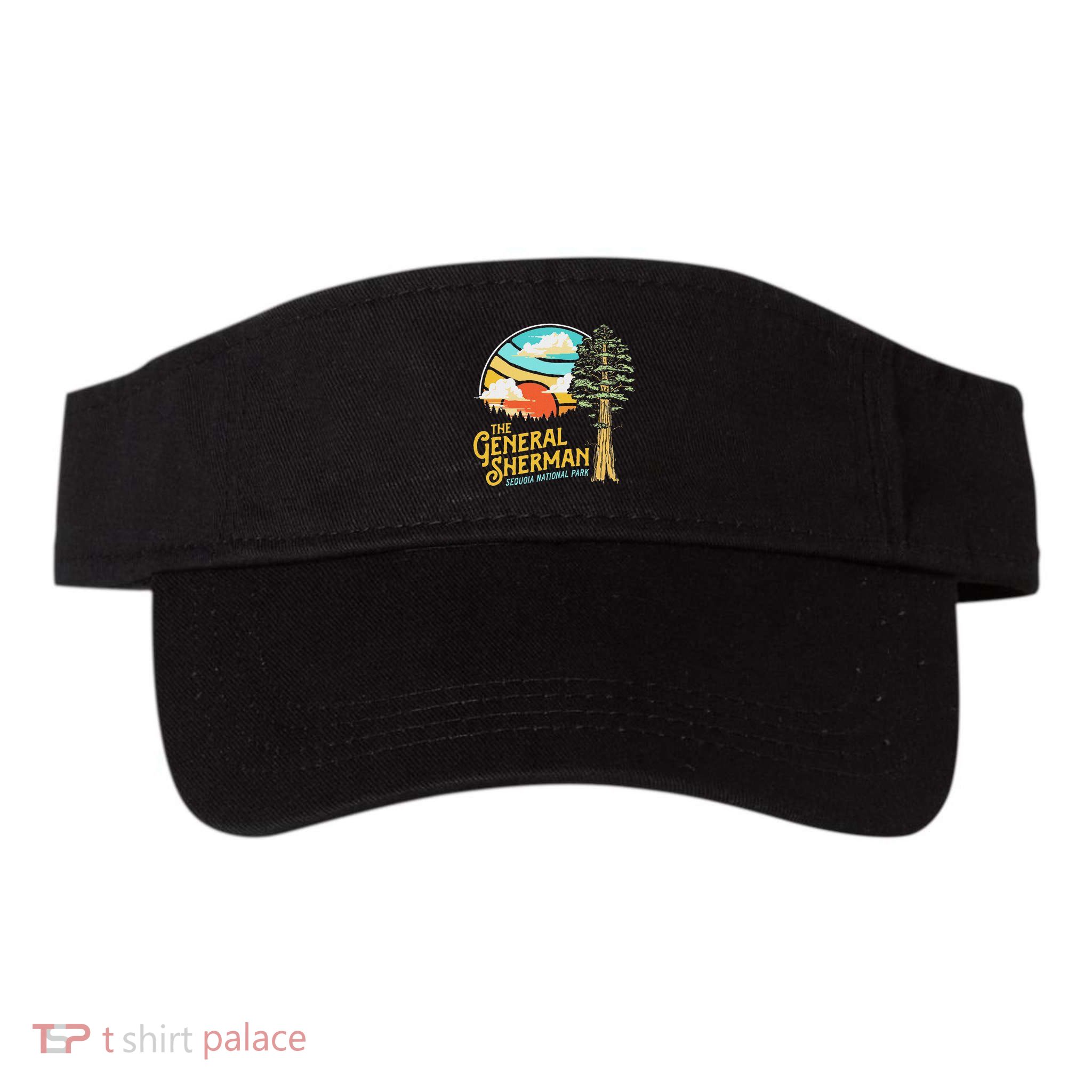 Vintage General Sherman Sequoia National Park Retro Graphic Visor
