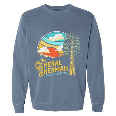Vintage General Sherman Sequoia National Park Retro Graphic Garment-Dyed Sweatshirt