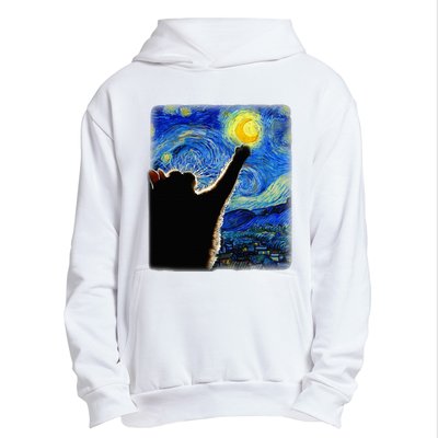 Van Gogh Starry Night Cat Urban Pullover Hoodie