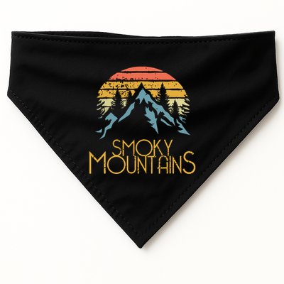 Vintage Great Smoky Mountains National Park USA-Made Doggie Bandana