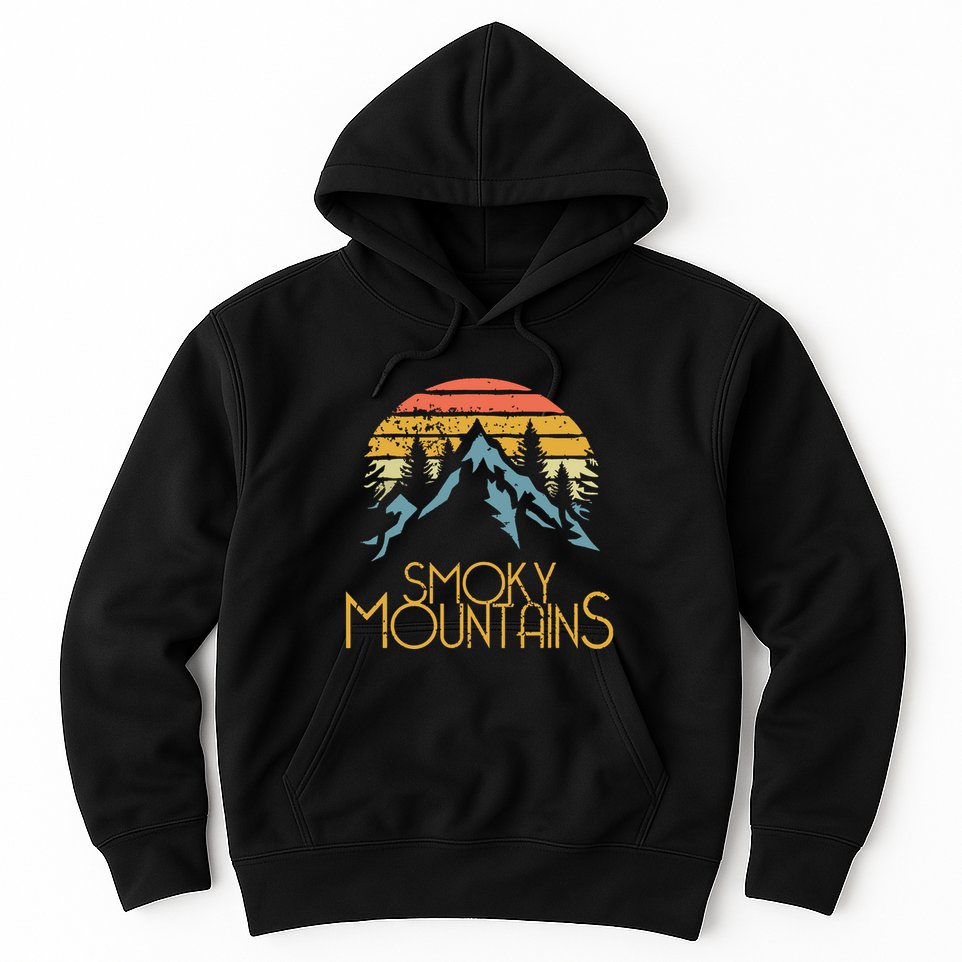 Vintage Great Smoky Mountains National Park Hoodie