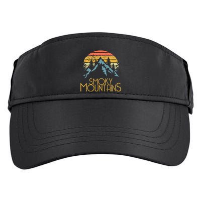 Vintage Great Smoky Mountains National Park Adult Drive Performance Visor