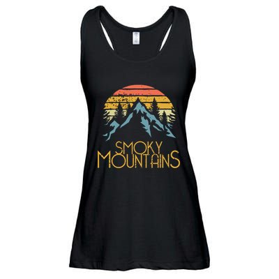 Vintage Great Smoky Mountains National Park Ladies Essential Flowy Tank