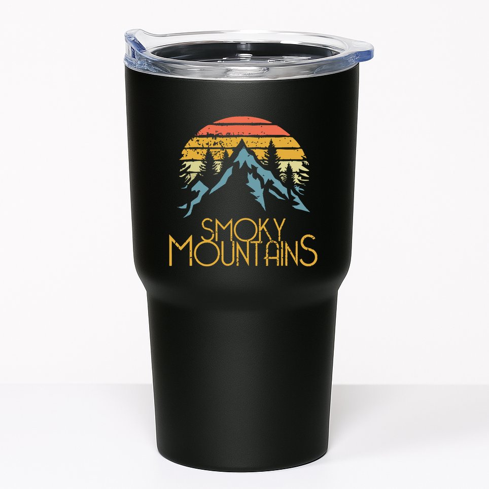 Vintage Great Smoky Mountains National Park Tumbler