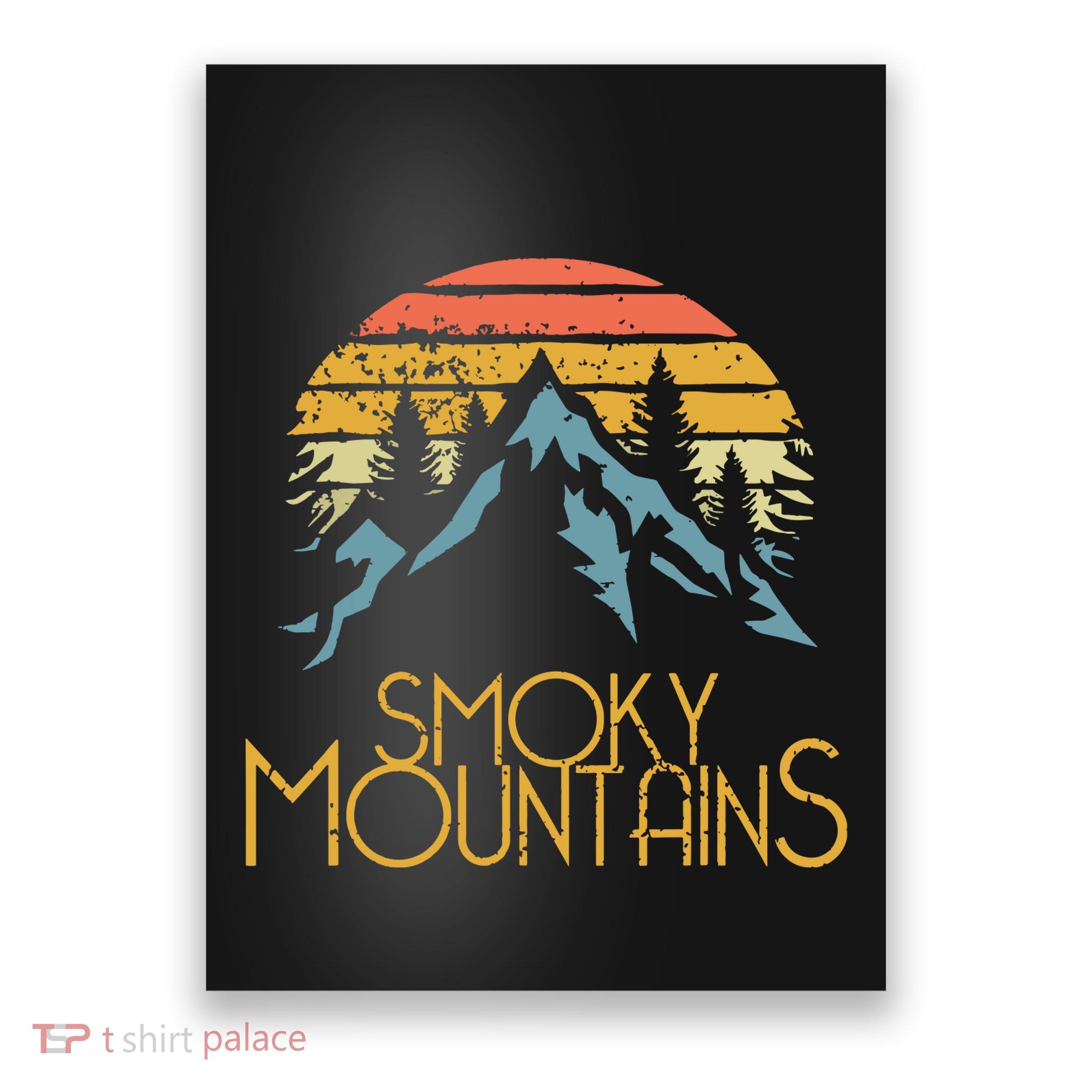 Vintage Great Smoky Mountains National Park Poster