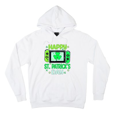 Video Gamer Shamrock Happy St Patricks Day Go Lucky Hoodie